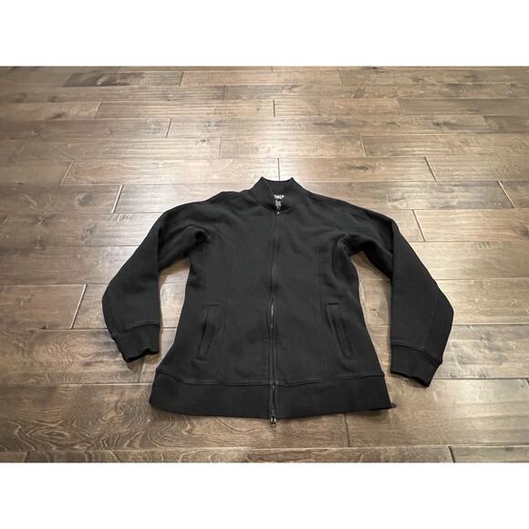 Duluth Trading Womens Black Full Zip Heavyweight Long Sleeve Sweatshirt Size S - Picture 2 of 9